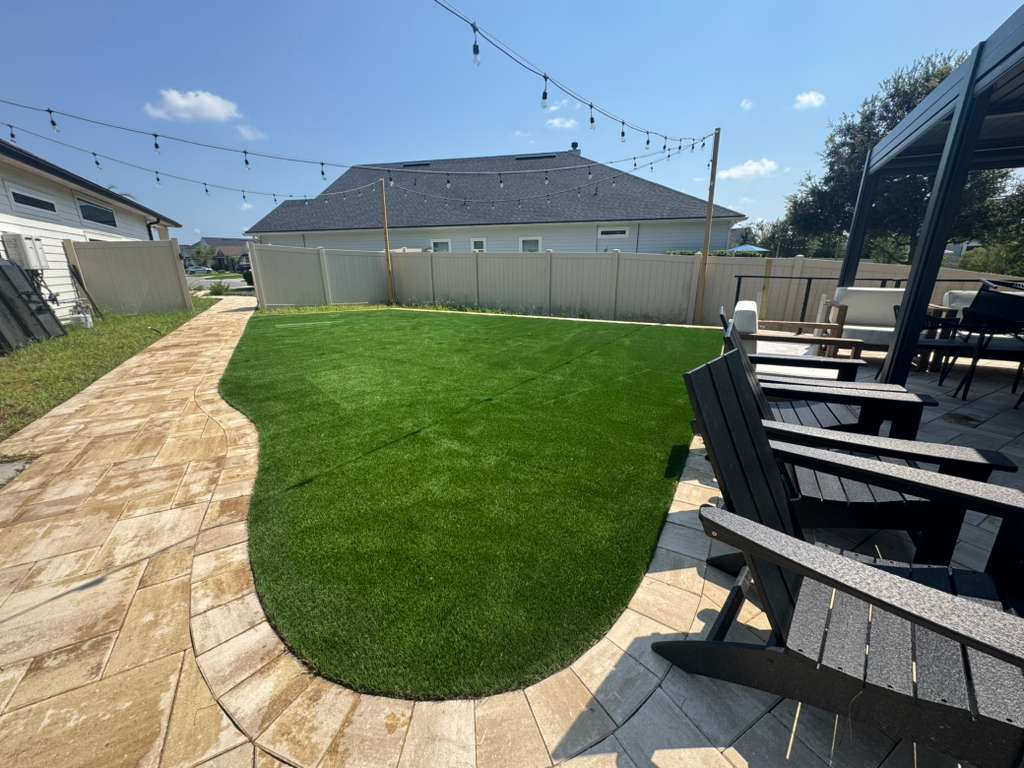 Brick pavers for deck construction in Jacksonville