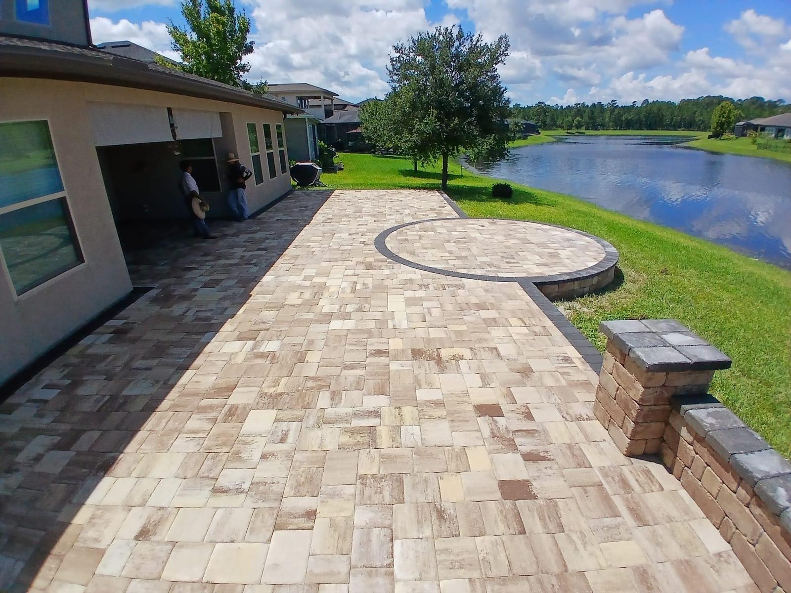 Professional patio paver installation Jacksonville FL