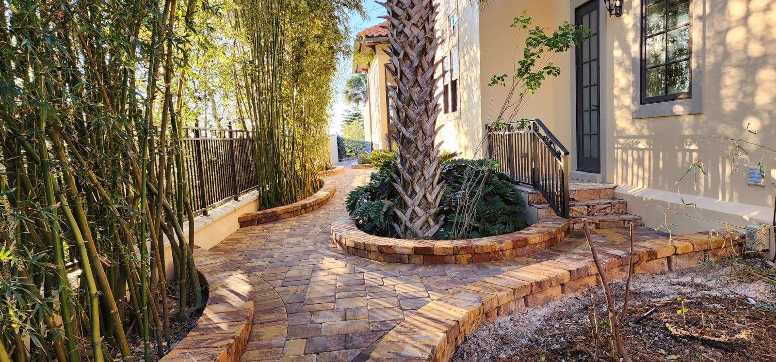 Walkway paver installation Jacksonville