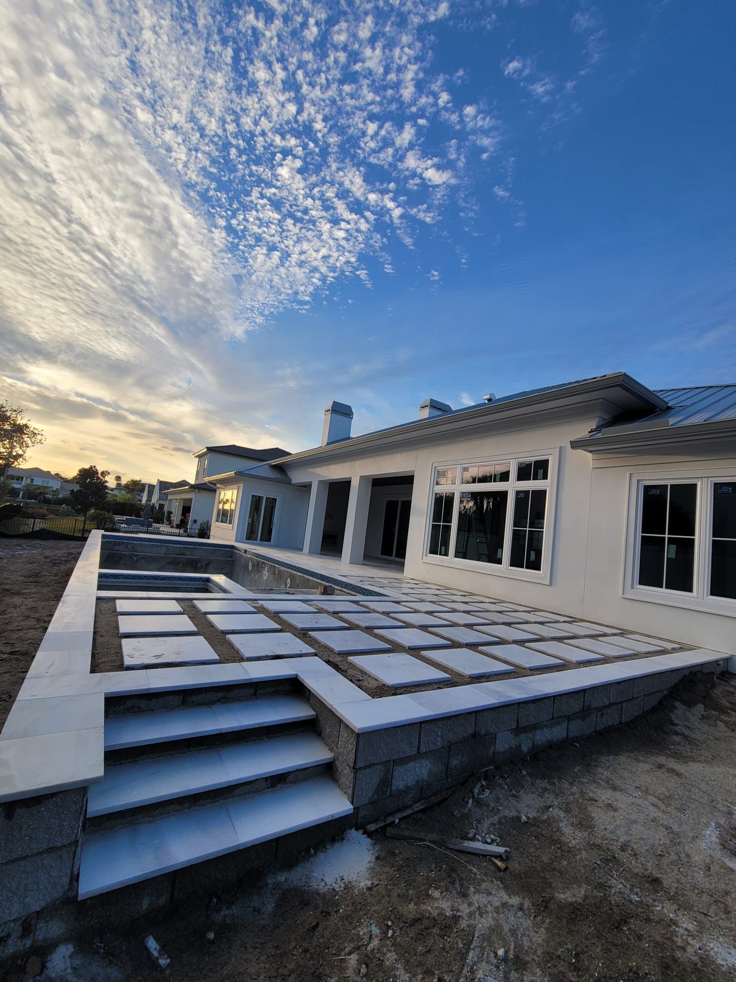 Pool Deck Paver project 5 in Fleming Island FL